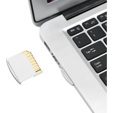 Alfais 4468 Micro SD To TF SD Hafıza Kartı Çevirici Dönüştürücü Adaptör (Macbook Air Pro Destekli)