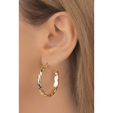 Diversity Jewelry Kadın Sarı Halka Küpe