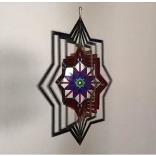 RüzgarGülü Bahçe, Balkon, Duvar ve Ağaç Süsü Dekoratif Rüzgârgülü Iç ve Dış Mekân Için Dekoratif, Işıldayan, Parlak Rüzgârgülü