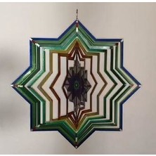 RüzgarGülü Bahçe, Balkon, Duvar ve Ağaç Süsü Dekoratif Rüzgârgülü Iç ve Dış Mekân Için Dekoratif, Işıldayan, Parlak Rüzgârgülü