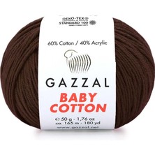 Gazzal Baby Cotton 3436 Koyu Kahverengi