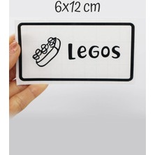 Msticker Oyuncak Kutusu Sticker-Organizer Etiket-Şeffaf Baskılı 28 Adet