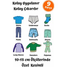 Msticker Erkek Çocuk Dolap Düzenleyici Sticker-Etiket