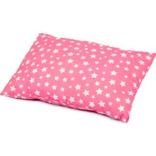 Sluupy Bebek Yastık Pembe Beyaz yıldız  35 x 50 cm