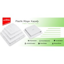 Luxwares 60X60 Plastik Rögar Menhol Kapak ve Çerçeve