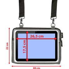 Vudigo Turkuaz 10,5 Inç Tablet Çantası
