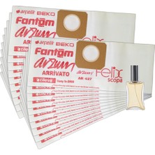 Parmis Arzum AR 427 Arrivato Süpürge Kağıt Toz Torbası 20 Adet TT0004-20