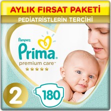 Prima Premium Care 2 Beden Aylık Fırsat Paket 180’li