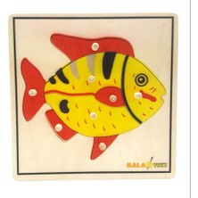 Balatoyz Montessori Balık Puzzle