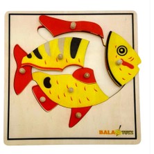 Balatoyz Montessori Balık Puzzle