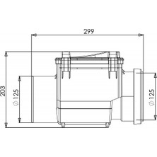 Luxwares Ø 125 Atık Su Çekvalf