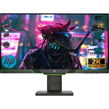 HP X27I 27" 144Hz 4ms (Hdmı+Display) Freesync 2K QHD IPS Oyuncu Monitör 8GC08AA