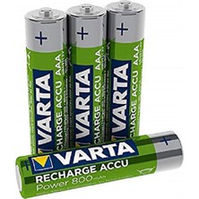 Varta 800 Mah Aaa Şarjlı Ince Kalem Pil  24'lü