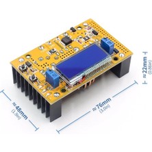 Emay Center Dc-Dc Converter LCD Ekran Voltaj Akım Göstergeli 10-32V -> 11-60V