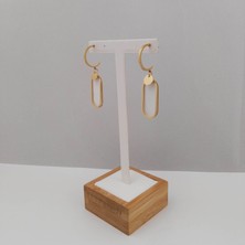 Modamugo Çelik Halka Küpe - Gold