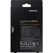 Samsung 870 Evo 250GB 560MB-530MB Sata SSD