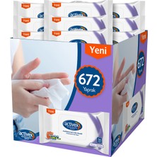 Activex Islak Mendil Hassas 12'li 672 Yaprak