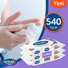 Activex Cep Boy Islak Mendil Hassas 36'lı 540 Yaprak