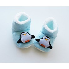 Puppis Baby Mavi Penguen Panduf 12 - 18 Ay