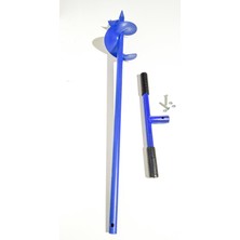 Emek Bağlantı Toprak Burgusu (Montajlı Kollu) Fidan Dikme Aparatı Manuel 101 cm Boy 15 cm Helezon ile 22 cm Genişlik Açar