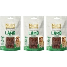 Nutri Canin Lamb Cubes 3 Adet %94 Kuzulu Köpek Ödülü 80 gr