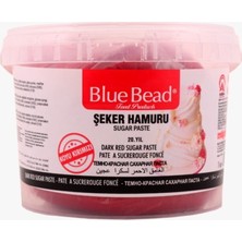 Blue Bead Koyu Kırmızı Şeker Hamuru 1 kg