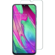 Kzy Samsung Galaxy A40 Temperli Ekran Koruyucu Cam Şeffaf