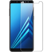 Kzy Samsung Galaxy A8 Temperli Ekran Koruyucu Cam Şeffaf