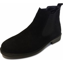 Erkek Deri Siyah Bot