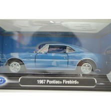 Welly 1:24 1967 Pontiac Firebird Mavi Model Metal Araba