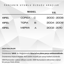 Alpha Auto Part Opel Corsa,tigra, Meriva Için Direksiyon Korna Düğme Kapağı