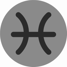 Sticker Atölyesi Pisces Balık Burç Zodiac Sticker - 30024