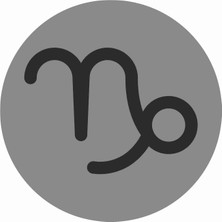 Sticker Atölyesi Capricorn Oğlak Burç Zodiac Sticker - 30022