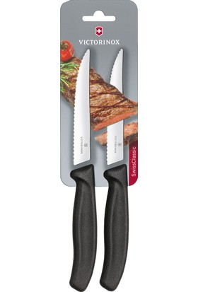 Victorinox Biftek Bıçağı Fıb Sap,Test,12Cm İkili Blister
