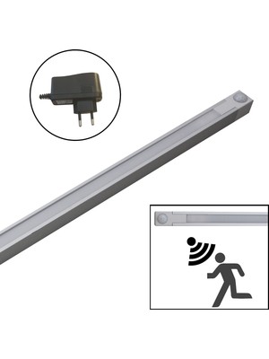 Smartline Dahili Hareket Sensörlü (Pır) Slim LED Bar (50cm 6500 Kelvin) - Komple Set