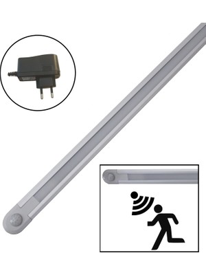 Smartline Dahili Hareket Sensörlü (Pır) Slim Gömme LED Bar (50cm - 6500 Kelvin) - Komple Set