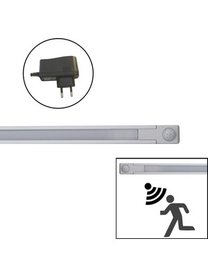 Smartline Dahili Hareket Sensörlü (Pır) Slim Gömme LED Bar (100cm 2700 Kelvin) - Komple Set