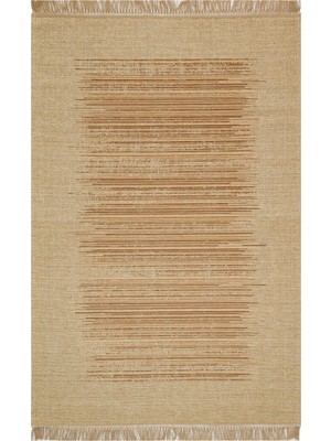 Eko Halı Brooklyn Brk 02 Natural Bej Hasır Dokulu Kilim