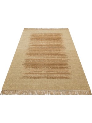 Eko Halı Brooklyn Brk 02 Natural Bej Hasır Dokulu Kilim