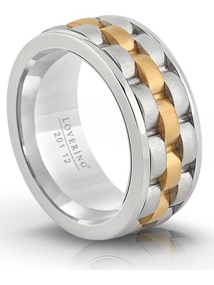 Lovering LVR201E Erkek Çelik Yüzük