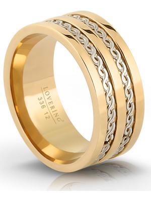 Lovering LVR328E Erkek Çelik Yüzük