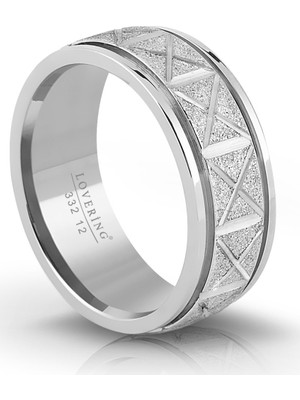 Lovering LVR332B Kadın Çelik Yüzük