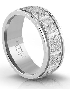 Lovering LVR332E Erkek Çelik Yüzük