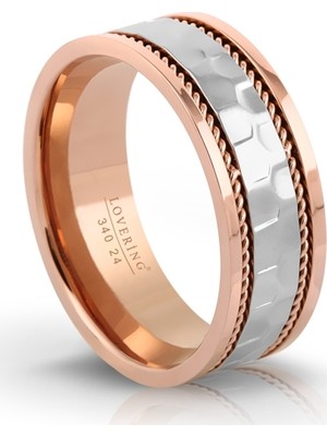 Lovering LVR340B Kadın Çelik Yüzük