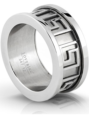 Lovering LVR347E Erkek Çelik Yüzük