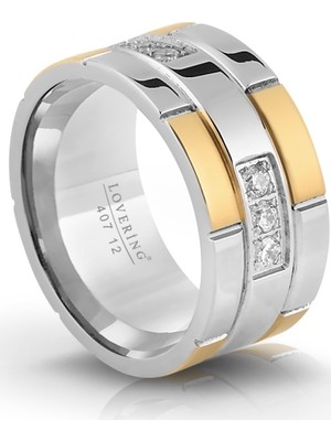 Lovering LVR407B Kadın Çelik Yüzük