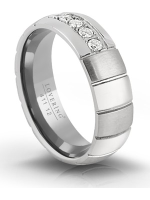 Lovering LVR411B Kadın Çelik Yüzük