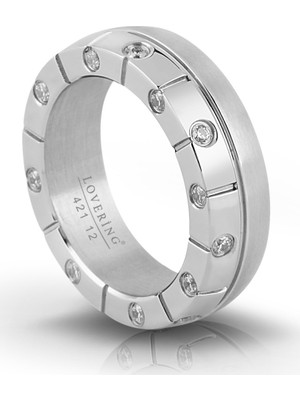Lovering LVR421B Kadın Çelik Yüzük