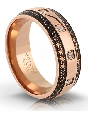 Lovering LVR422B Kadın Çelik Yüzük