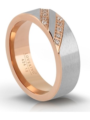 Lovering LVR424B Kadın Çelik Yüzük